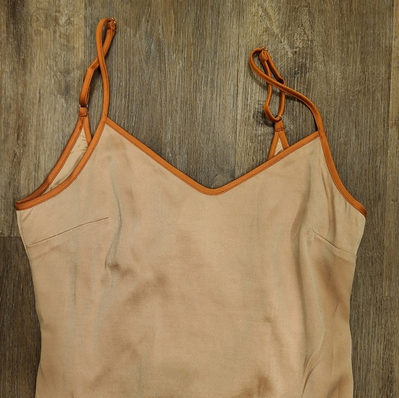 Hilary Macmillan Peach Adjustable Strap Camisole size small - Picture 5 of 9